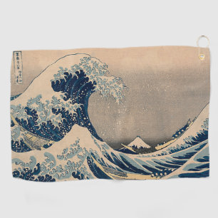 Katsushika Hokusai. The Great Wave off Kanagawa   Golf Towel
