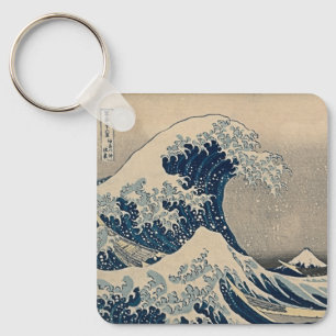 Katsushika Hokusai. The Great Wave off Kanagawa Key Ring
