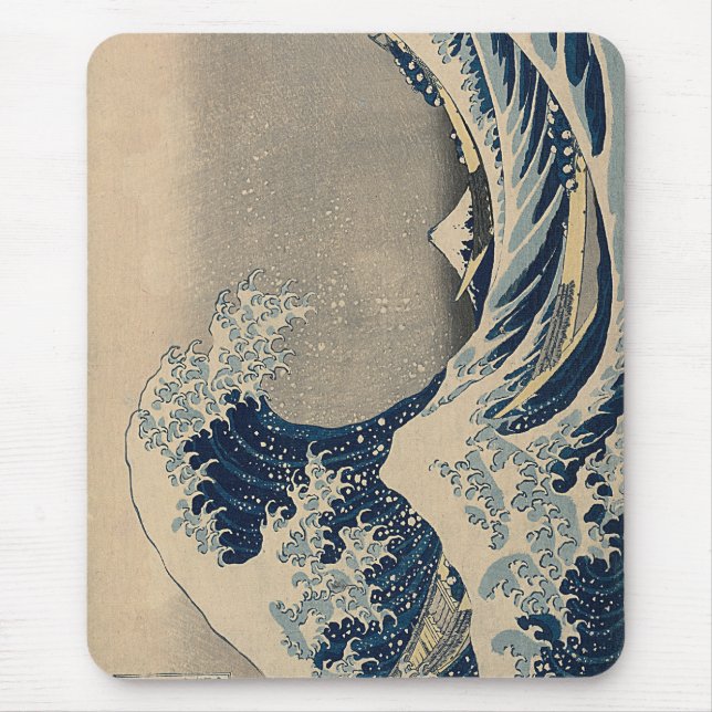 Katsushika Hokusai. The Great Wave off Kanagawa  Mouse Mat (Front)