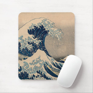 Katsushika Hokusai. The Great Wave off Kanagawa  Mouse Mat