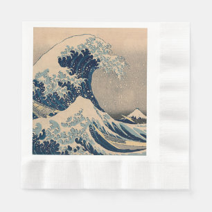 Katsushika Hokusai. The Great Wave off Kanagawa  Napkin