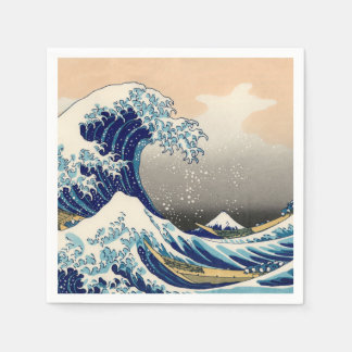 KATSUSHIKA HOKUSAI - The great wave off Kanagawa Napkin