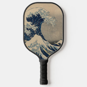 Katsushika Hokusai. The Great Wave off Kanagawa Pickleball Paddle
