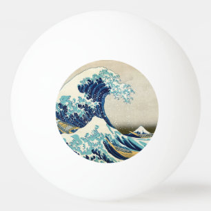 Katsushika Hokusai - The Great Wave off Kanagawa Ping Pong Ball