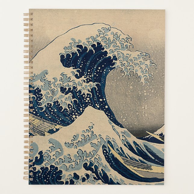 Katsushika Hokusai. The Great Wave off Kanagawa   Planner (Front)