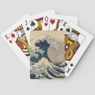 Katsushika Hokusai. The Great Wave off Kanagawa  Playing Cards