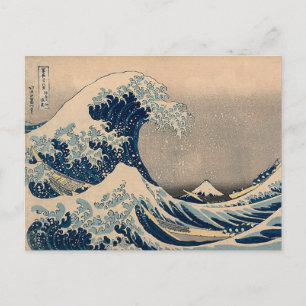 Katsushika Hokusai. The Great Wave off Kanagawa   Postcard