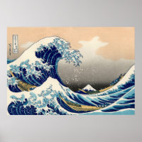 KATSUSHIKA HOKUSAI - The great wave off Kanagawa