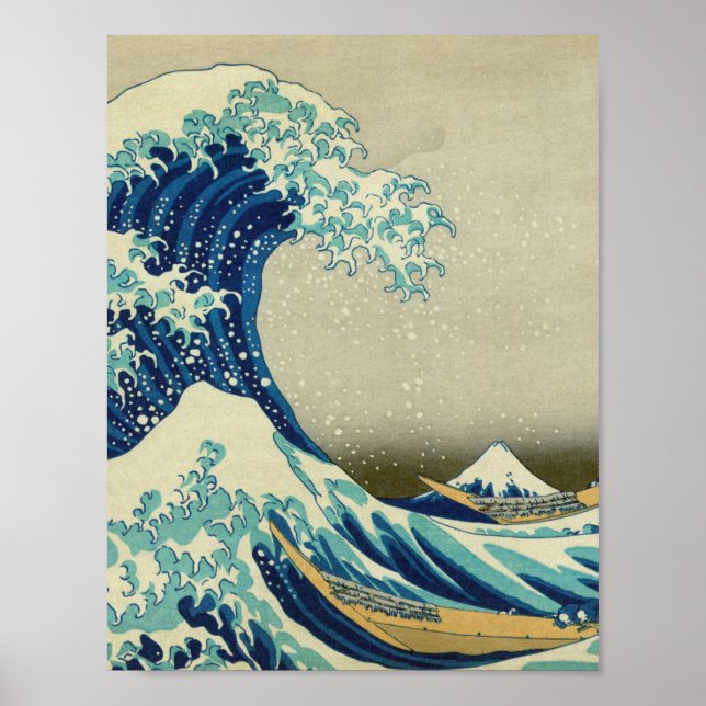 Katsushika Hokusai - The Great Wave off Kanagawa Poster (Front)