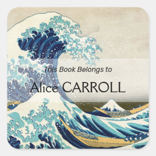 Katsushika Hokusai - The Great Wave off Kanagawa Square Sticker