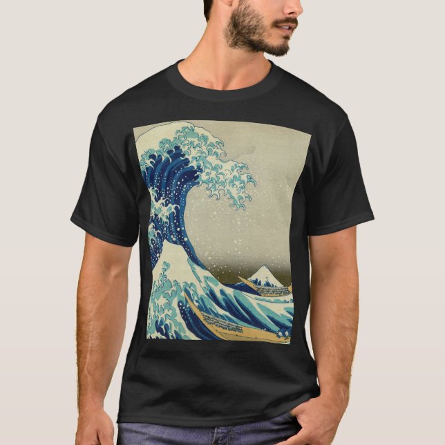 Katsushika Hokusai - The Great Wave off Kanagawa T-Shirt (Front)
