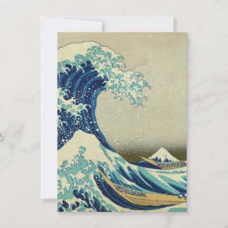 Katsushika Hokusai - The Great Wave off Kanagawa Thank You Card