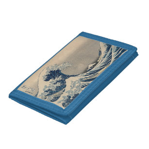 Katsushika Hokusai. The Great Wave off Kanagawa   Trifold Wallet