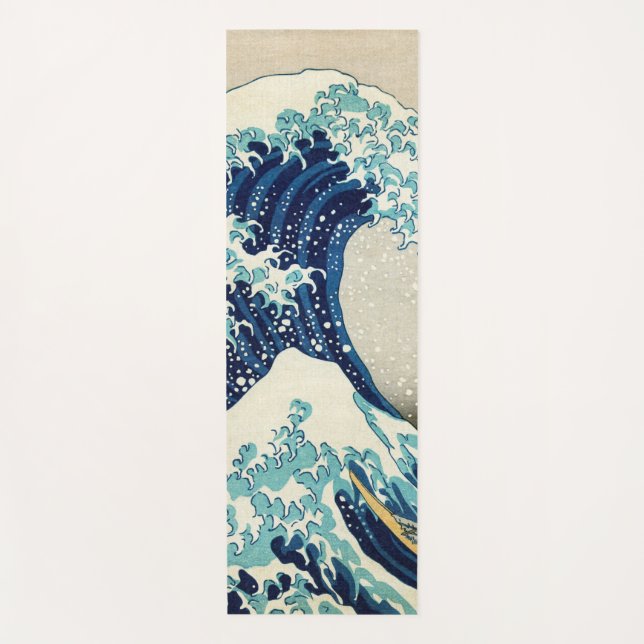 Katsushika Hokusai - The Great Wave off Kanagawa Yoga Mat (Front)