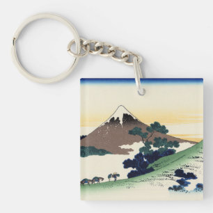 Katsushika Hokusai. The Inume Pass in Kai Provinc Key Ring