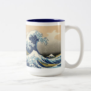 Katsushika Hokusai Two-Tone Coffee Mug