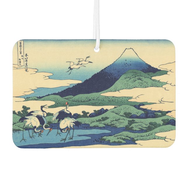 Katsushika Hokusai - Umegawa in Sagami province Car Air Freshener (Front)