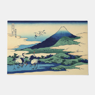 Katsushika Hokusai - Umegawa in Sagami province Doormat