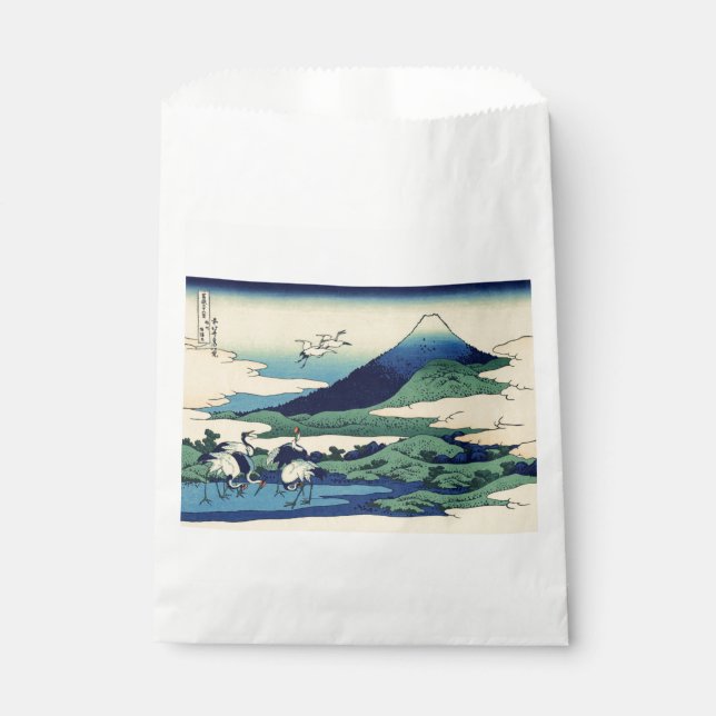 Katsushika Hokusai - Umegawa in Sagami province Favour Bags (Front)