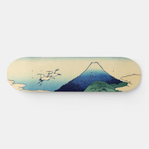 Katsushika Hokusai - Umegawa in Sagami province Skateboard