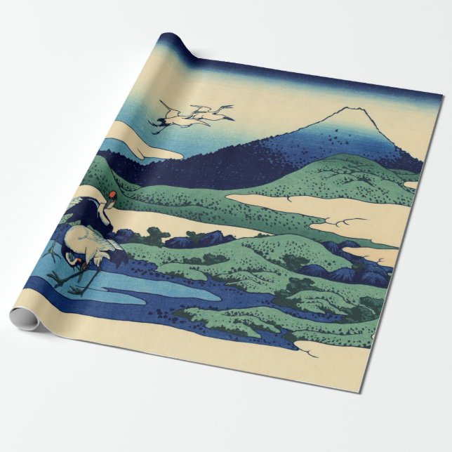 Katsushika Hokusai - Umegawa in Sagami province Wrapping Paper (Unrolled)
