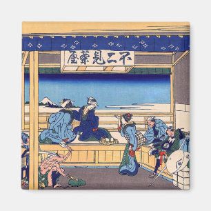 Katsushika Hokusai - Yoshida on the Tokaido Magnet