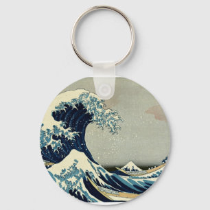 Katsushika Hokusai's Great Wave off Kanagawa Key Ring