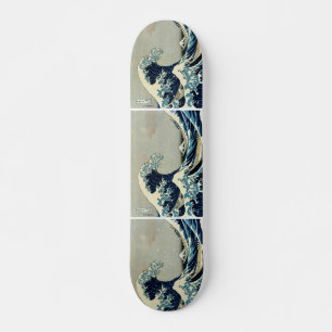 Katsushika Hokusai's Great Wave off Kanagawa Skateboard