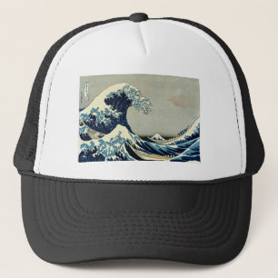 Katsushika Hokusai's Great Wave off Kanagawa Trucker Hat
