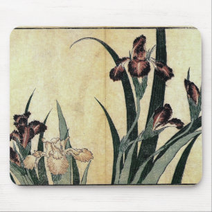 Katsushika Hokusai's Irises Mouse Mat