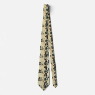 Katsushika Hokusai's Irises Neck Tie