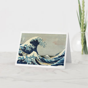 Katsushika Hokusai's The Great Wave off Kanagawa Card