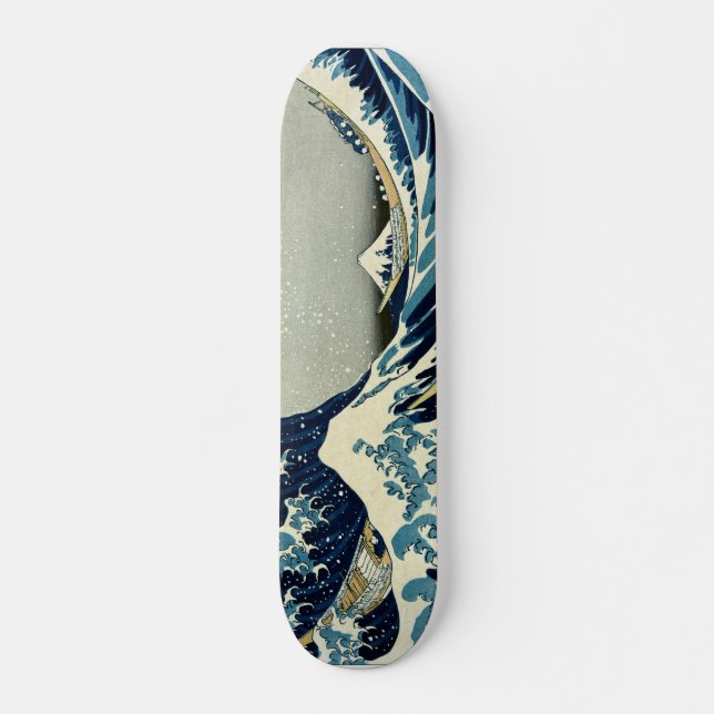 Katsushika Hokusai's The Great Wave off Kanagawa Skateboard (Front)