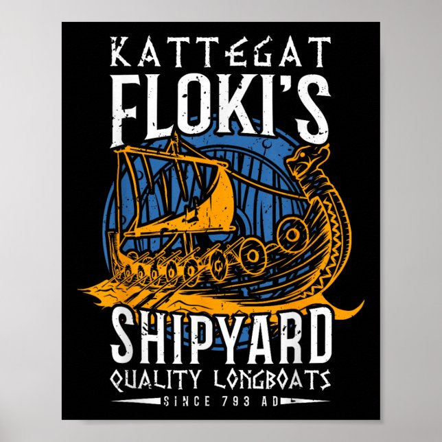 Kattegat Flokis Shipyard - Nordic Mythology &amp;  Poster (Front)