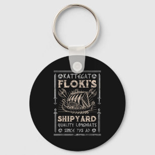 Kattegat Flokis Shipyard Nordic Mythology Viking  Key Ring