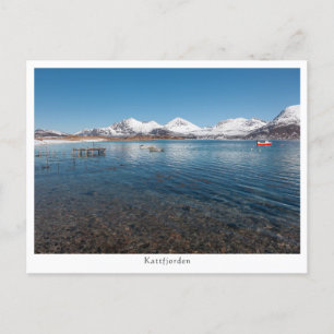 Kattfjorden Norway Postcard