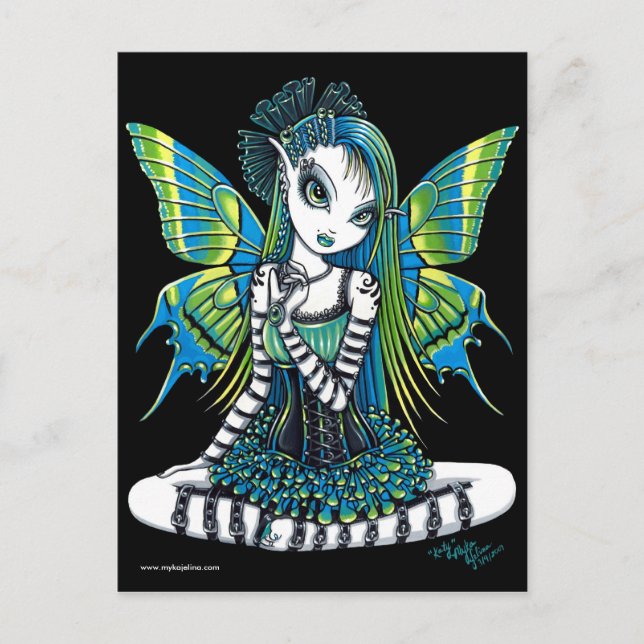 Katy Green Tattoo Fairy Postcard (Front)