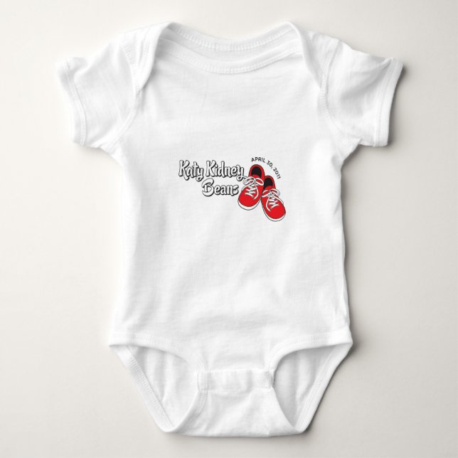 Katy Kidney Beans Baby Bodysuit (Front)