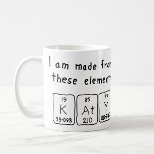 Katy periodic table name mug