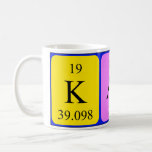 Katy periodic table name mug<br><div class="desc">Katy spelled out as Potassium Astatine Yttrium on a mug for the scientist in you.</div>