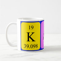 Katy periodic table name mug