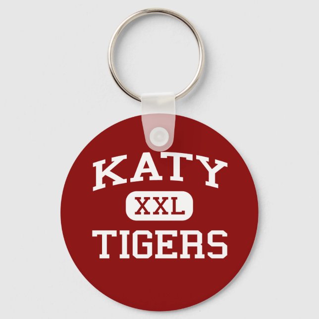 Katy - Tigers - Katy High School - Katy Texas Key Ring (Front)