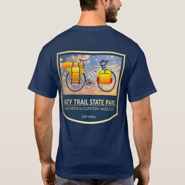 Katy Trail (bike2)2 T-Shirt (Back)