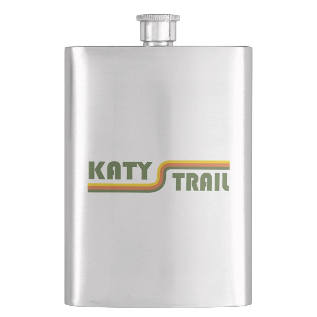 Katy Trail Missouri Hip Flask (Front)