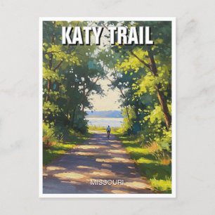 Katy Trail Missouri Travel Postcard