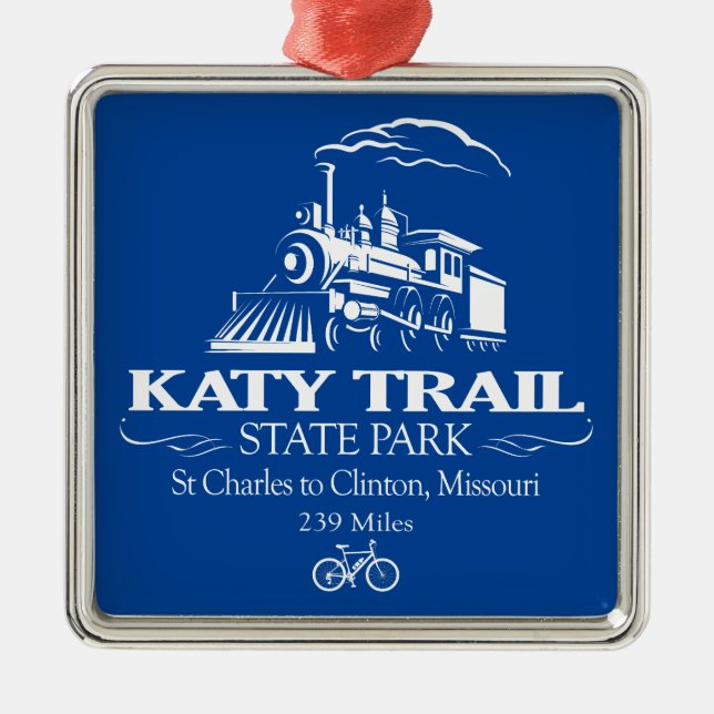 Katy Trail SP (RT) Metal Tree Decoration (Front)