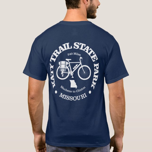 Katy Trail State Park (cycling) T-Shirt (Back)