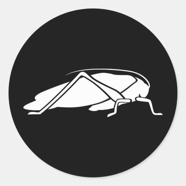 Katydid Classic Round Sticker (Front)