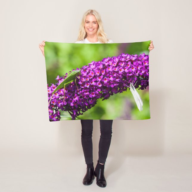 katydid energy fleece blanket (In Situ)