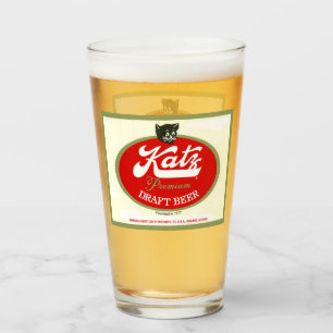 Katz Draught Beer, Drewrys, Chicago, IL Glass